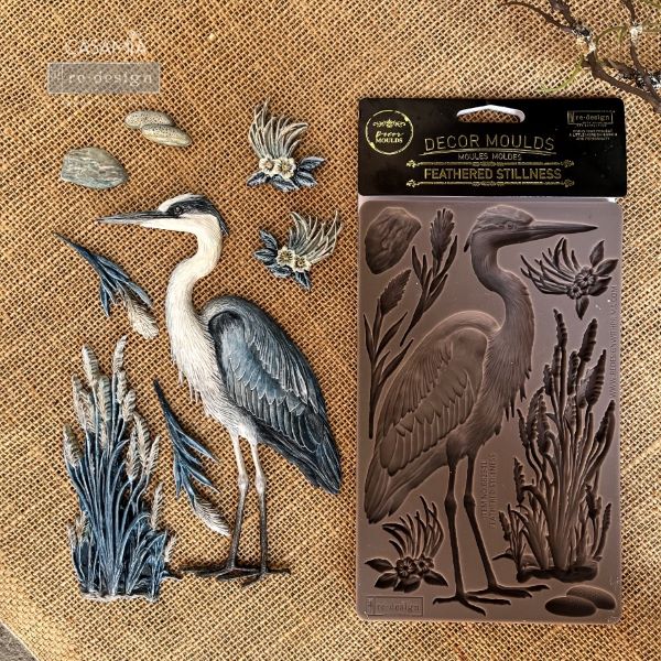 Moldes de decoración Redesign "Susurros de alas" 12,7 × 20,3 cm