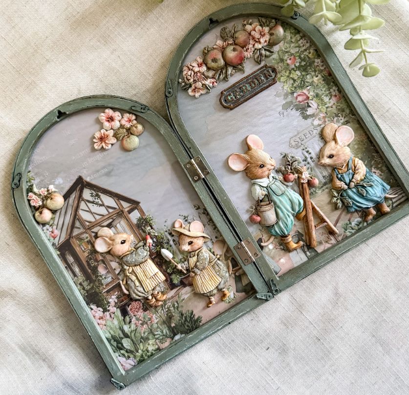 Moldes de decoración Rediseñados "Gracia Celestial" 12,7 x 20,3 cm