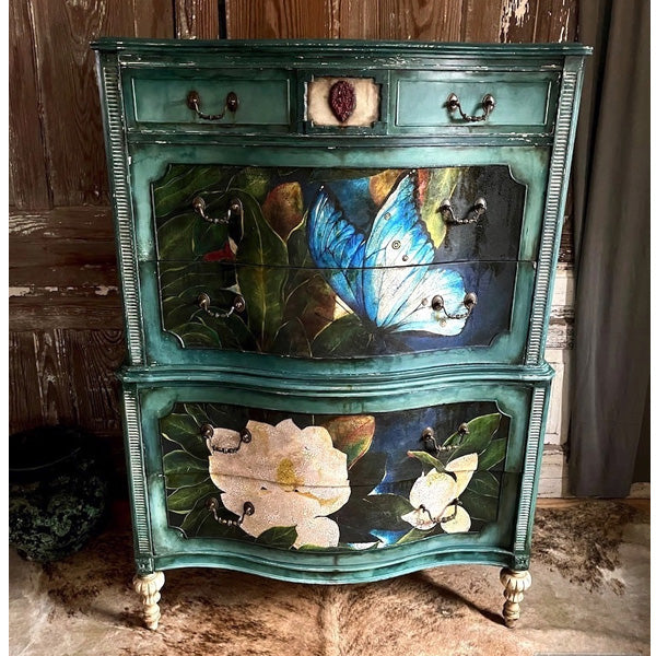 Carta da Découpage "Sapphire Angel" in Carta di Riso 59x84 cm