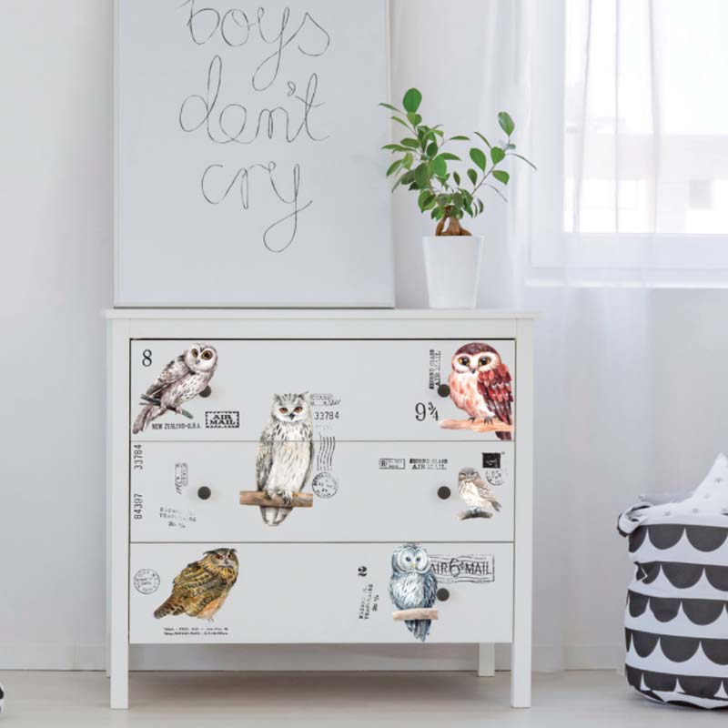 Redesign Decor Transfers “OWL” 15 x 30,5 cm