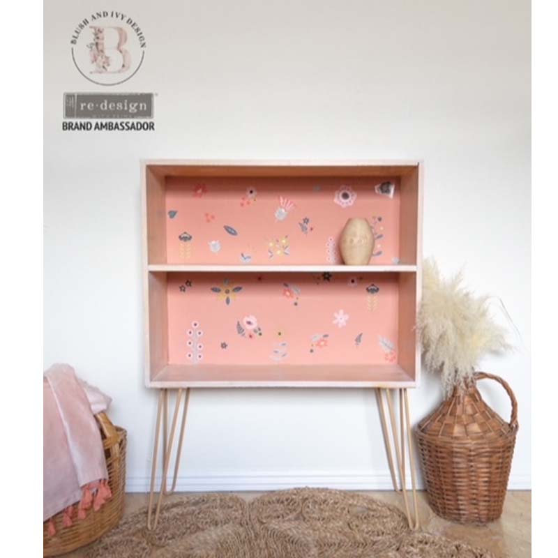 Redesign Decor Transfers “DOODLE FLOWERS” 15 x 30,5 cm