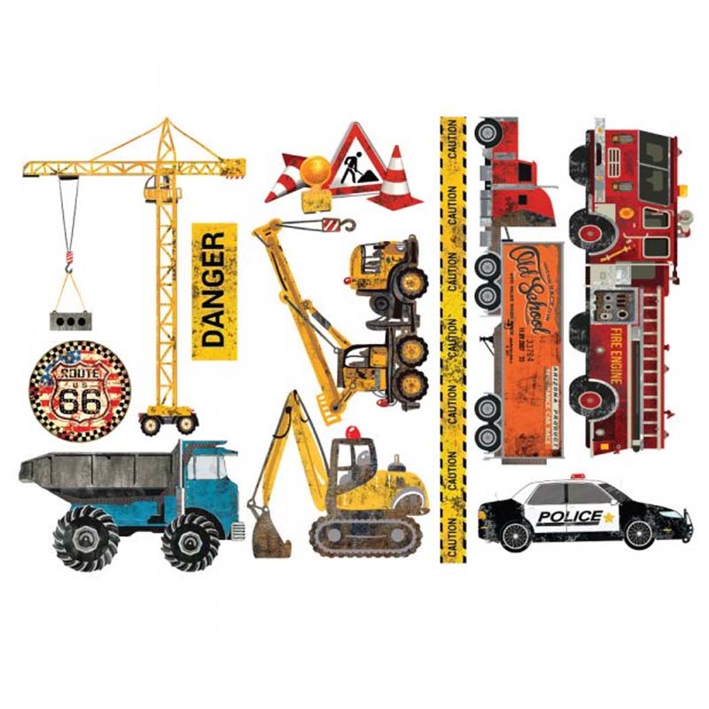 Redesign Decor Transfers “UNDER CONSTRUCTION” 15 x 30,5 cm