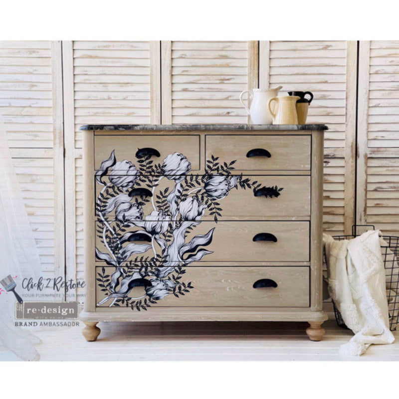 Redesign Decor Transfers "MONO TULIP" 61x89 cm