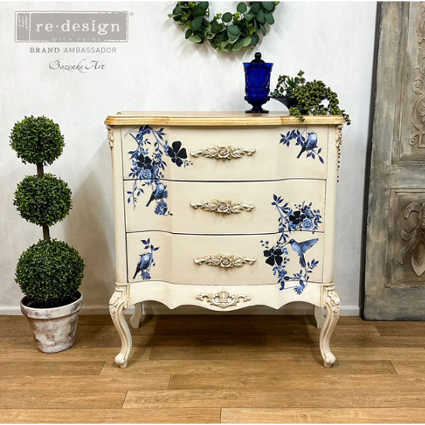 Redesign Decor Transfers "PRETTY IN BLUE" 61x89 cm