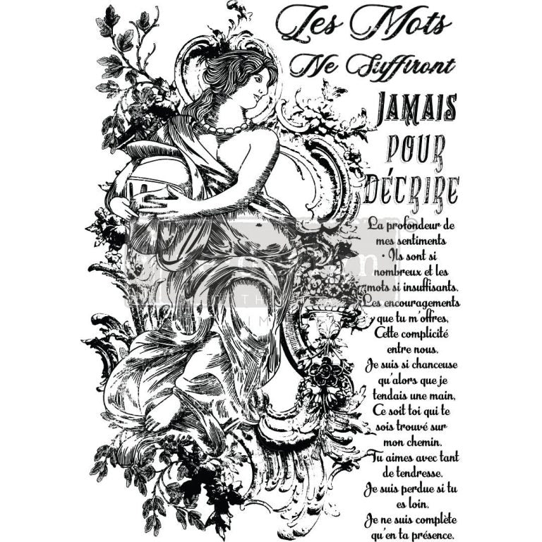 Redesign Decor Transfers "YOUTH FOUNTAIN" 61x89 cm