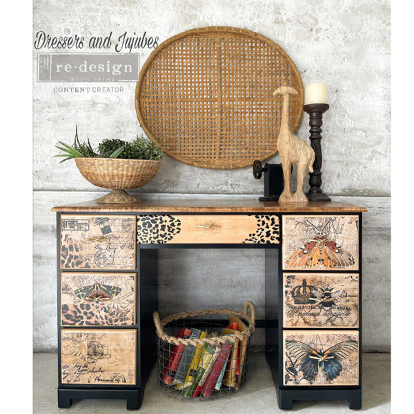 Carta da Découpage "MAAJI" in Tessuto 48x76cm