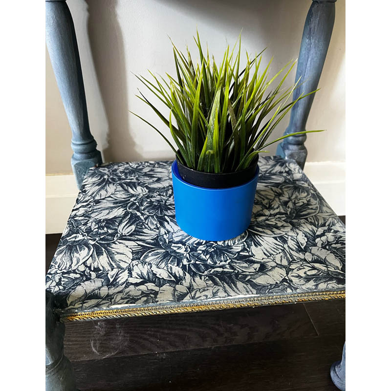 Carta da Découpage "BLUE WALLPAPER " in Tessuto Formato A1