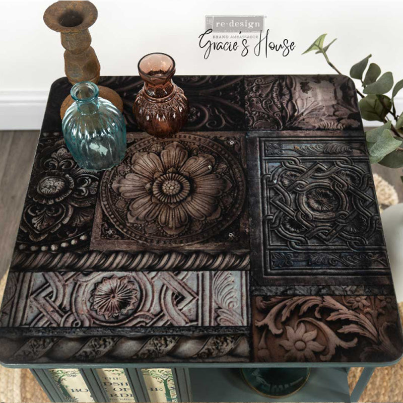 Carta da Découpage "CARVED STONEWORK" 59,4 x 84 cm