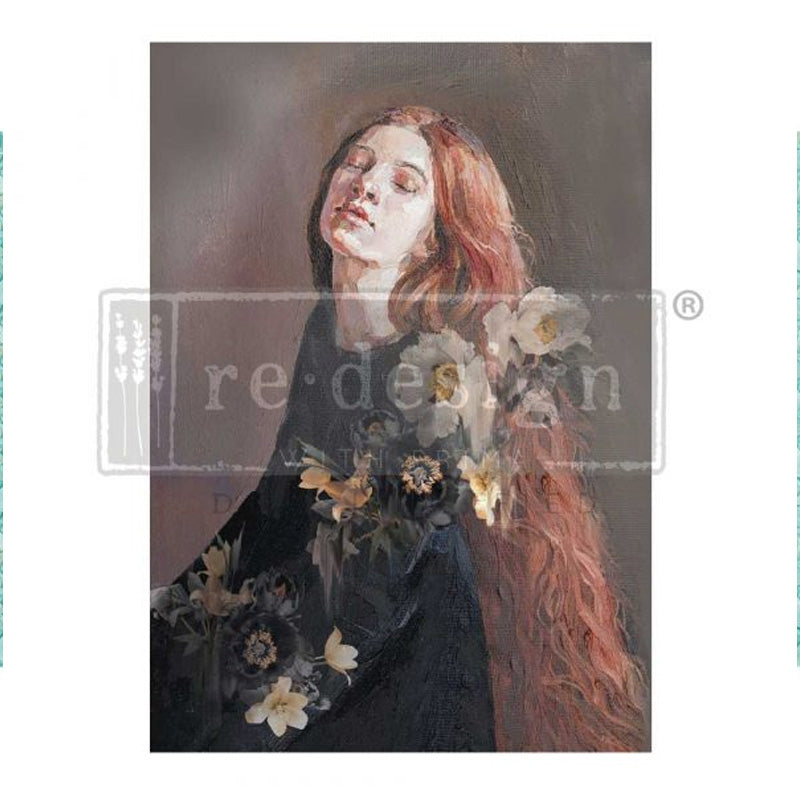 Carta da Découpage "SERENE THOUGHT" 59,4 x 84 cm