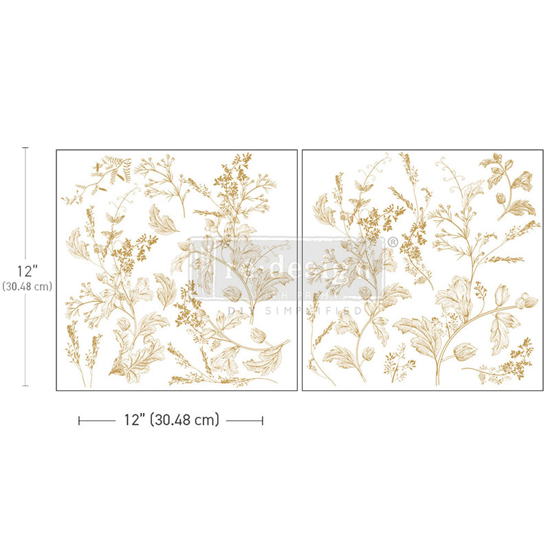 Redesign Decor Transfers "DAINTY BLOOMS" 31x31 cm