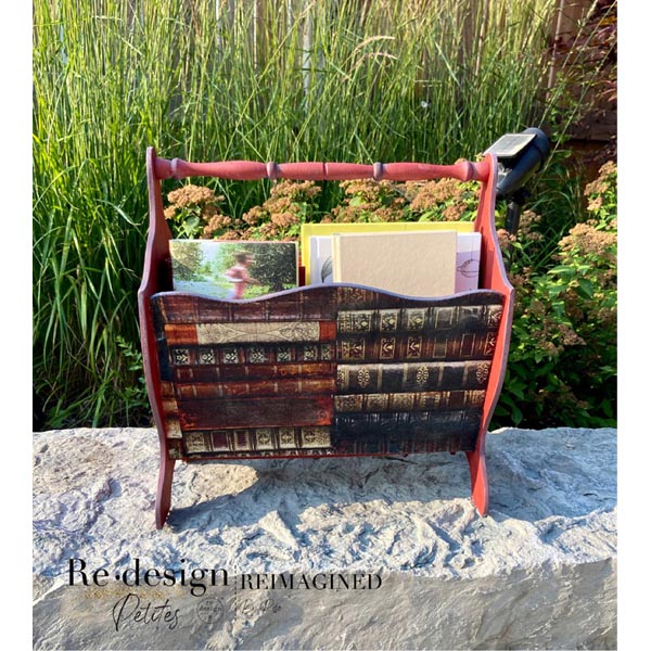 Carta da Découpage "BIBLIOPHILE" in Tessuto 49.53 x 76.2 cm