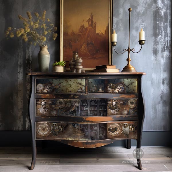 Carta da Découpage "ARCHIVAL NOTES" in Tessuto Formato A1