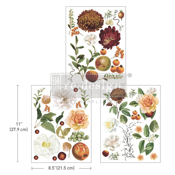 Redesign Decor Transfers “SEASONAL SPLENDER” 21,5x28 cm