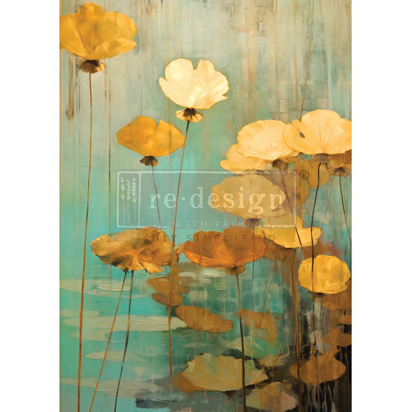 Carta da Découpage "Eternal Lotus" in Carta di Riso 59x84 cm