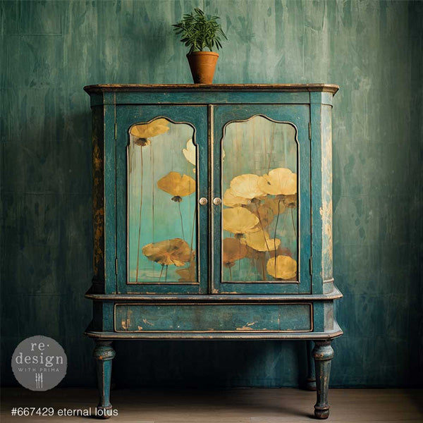 Carta da Découpage "Eternal Lotus" in Carta di Riso 59x84 cm