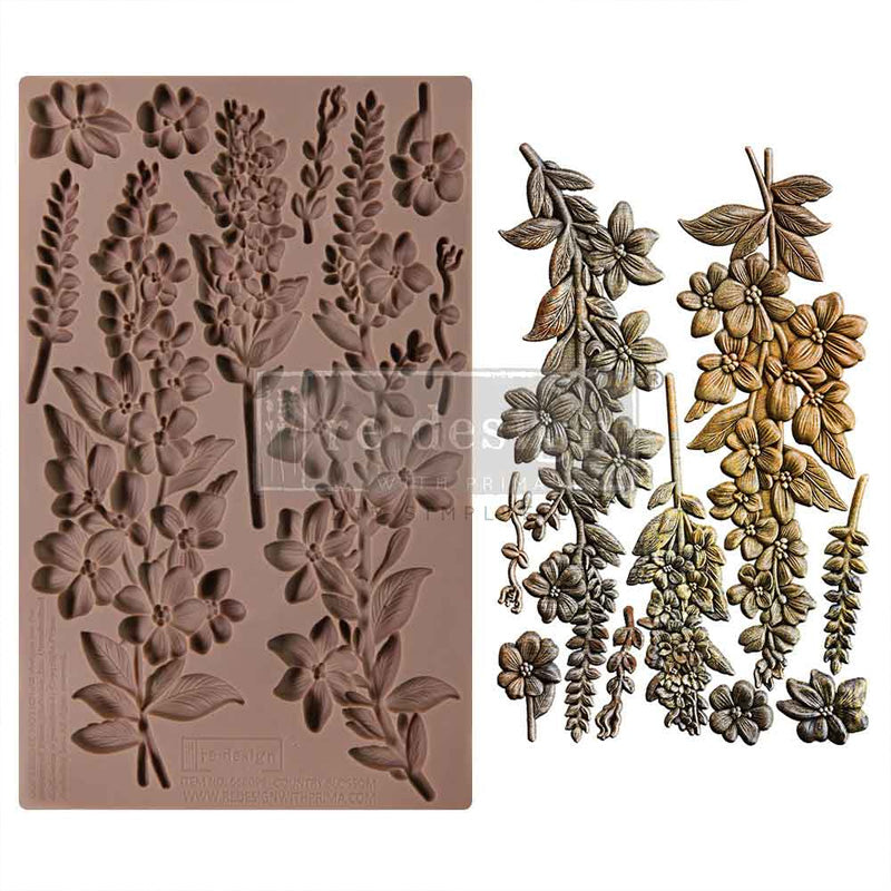 Redesign Decor Moulds "Country Blossom" 12,7 x 20,3 cm