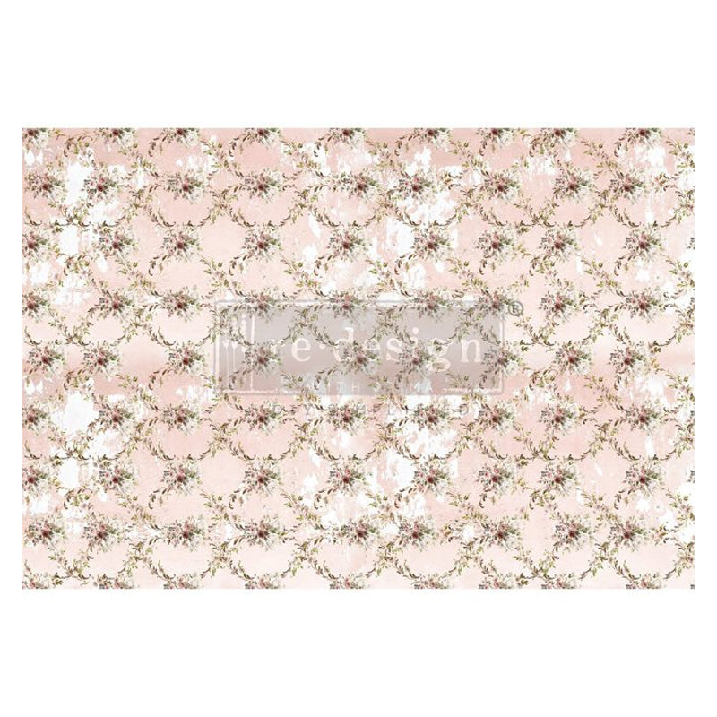 Carta da Découpage "MEADOW VIEW FARM " in Tessuto 49.50 x 76 cm