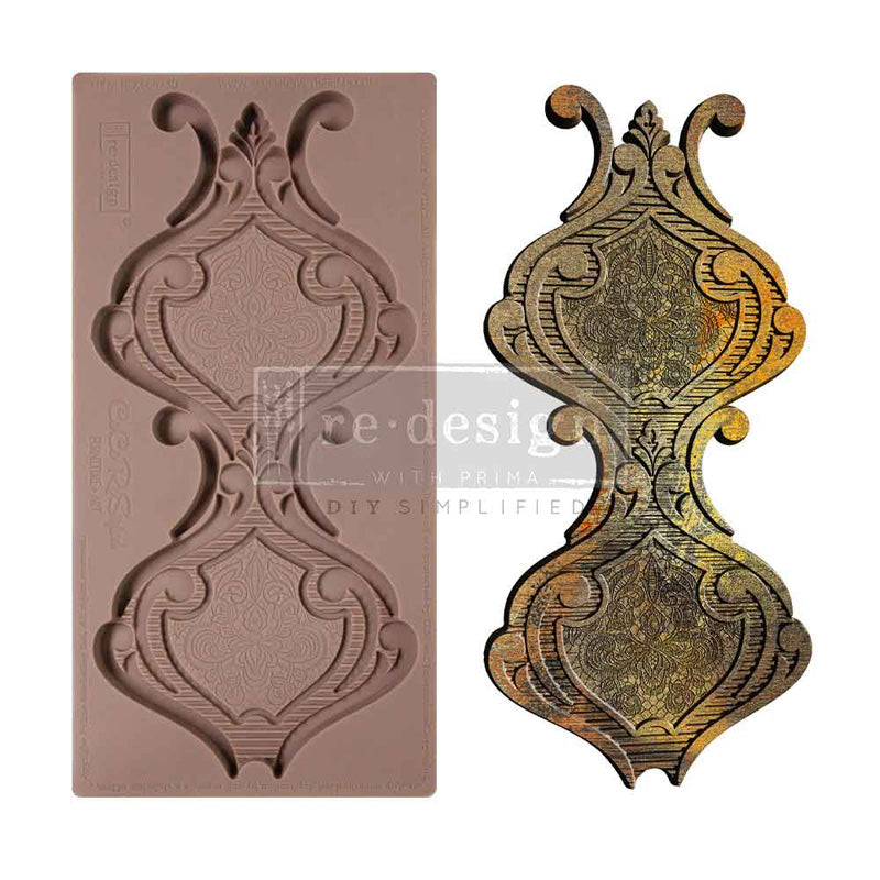 Redesign Decor Moulds "Darling Damask" 12,7 x 25,4 cm
