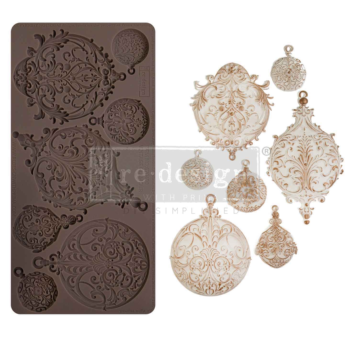 Redesign Decor Moulds "VINTAGE GLAMOUR" 12 x 25 cm