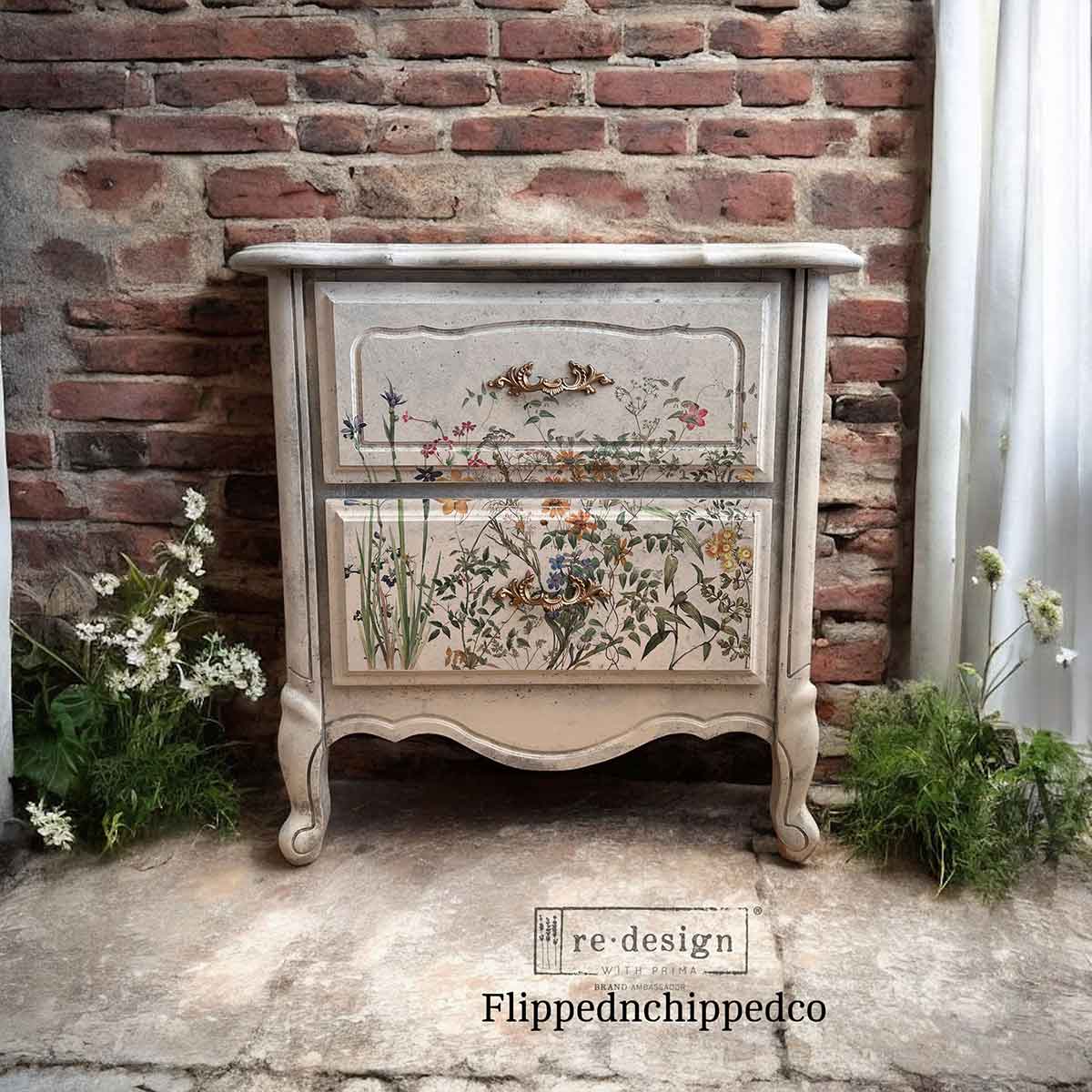 Redesign Decor Transfers "Eclat Floral " 2 fogli 30,48x30,48 cm