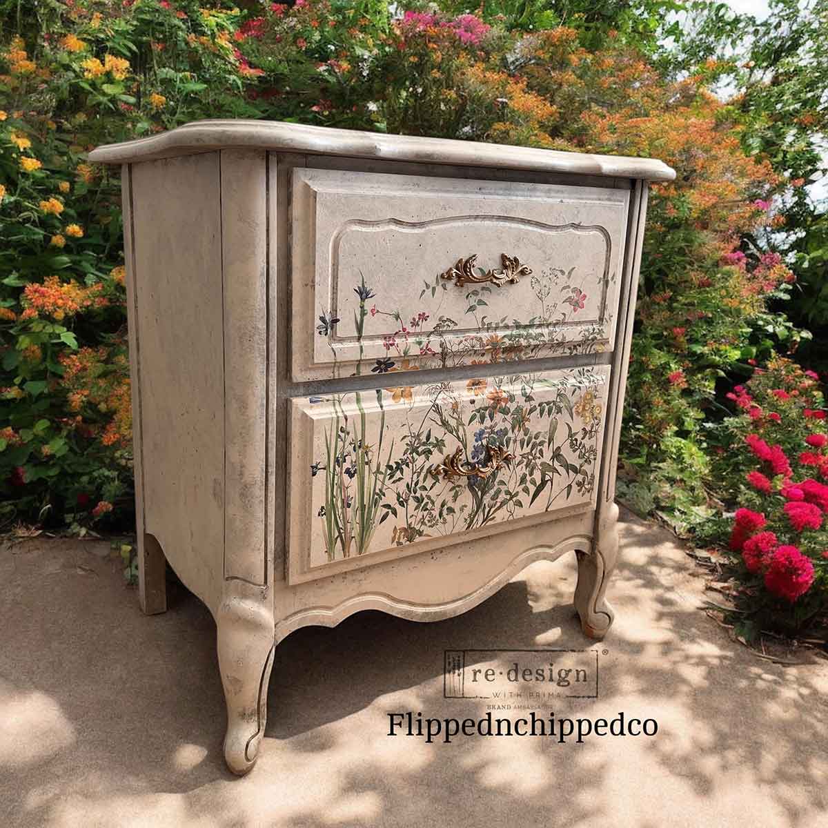 Redesign Decor Transfers "Eclat Floral " 2 fogli 30,48x30,48 cm