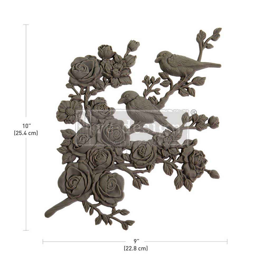 Redesign Decor Poly "Serene Perch Left" 25,4 x 22,9 cm