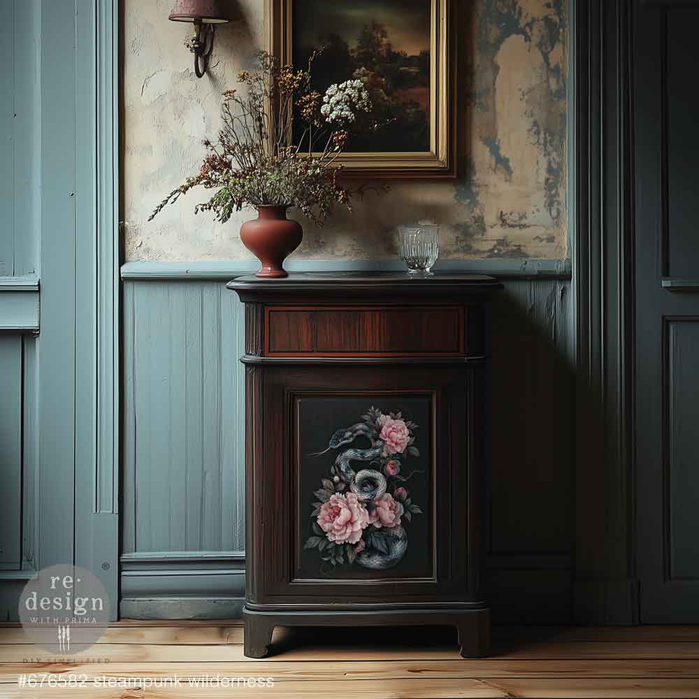 Carta da Découpage Fiber Pack - Steam Punk Wilderness 3 fogli A3