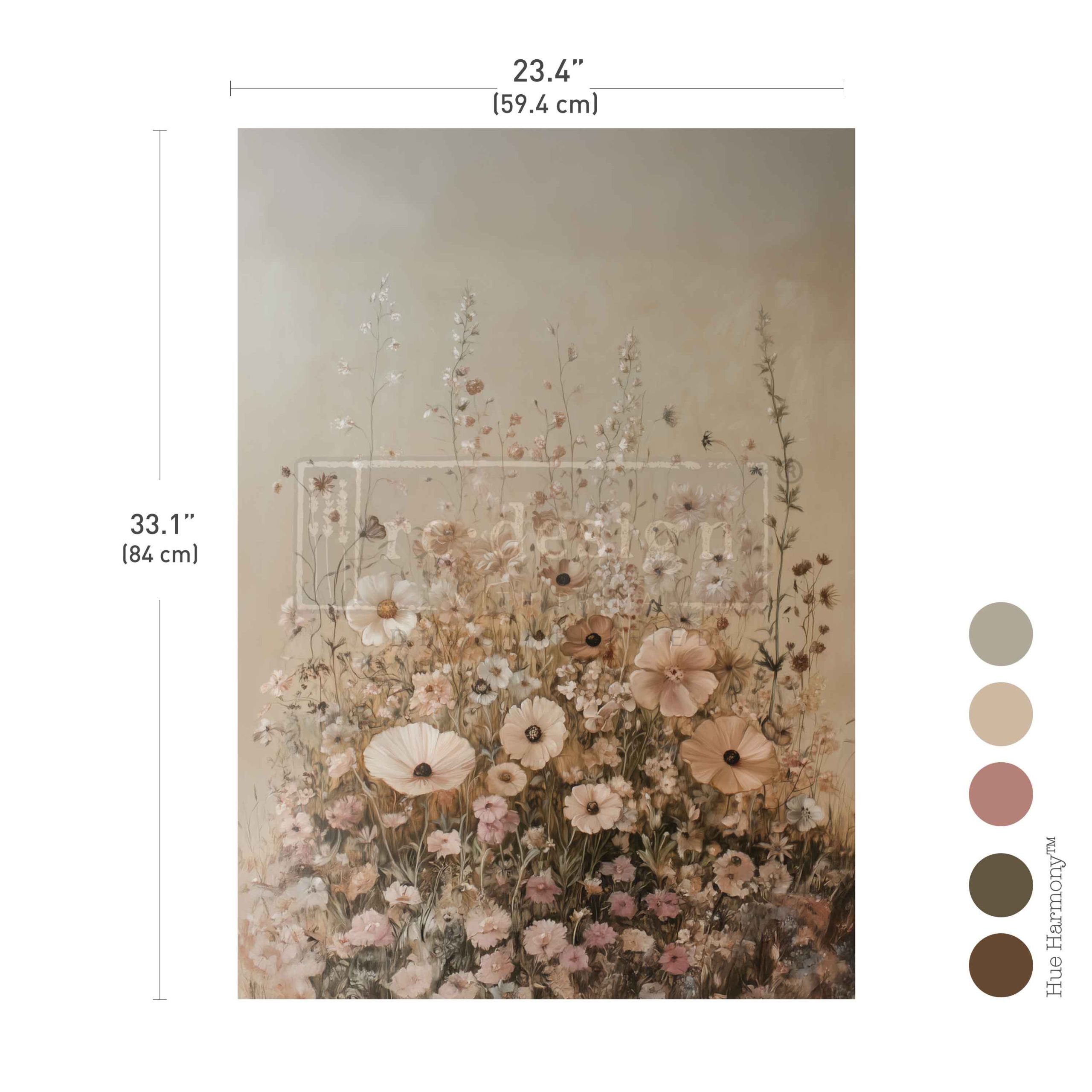 Carta da Decoupage Fiber “A Moment Of Stillness” 1 foglio A1