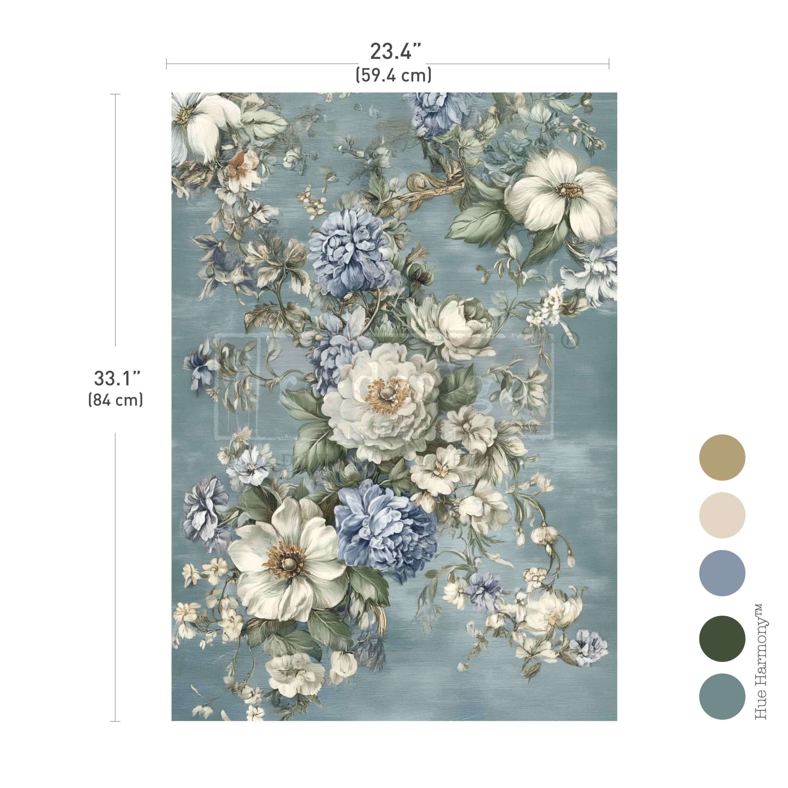 Carta da Decoupage Fiber “Tender Tones” 1 foglio A1