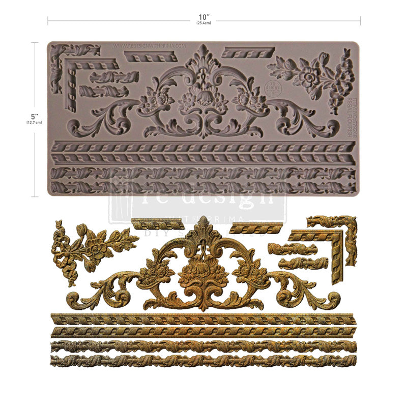 Redesign Decor Moulds "Regal Flourish" 12,7 x 25,4 cm