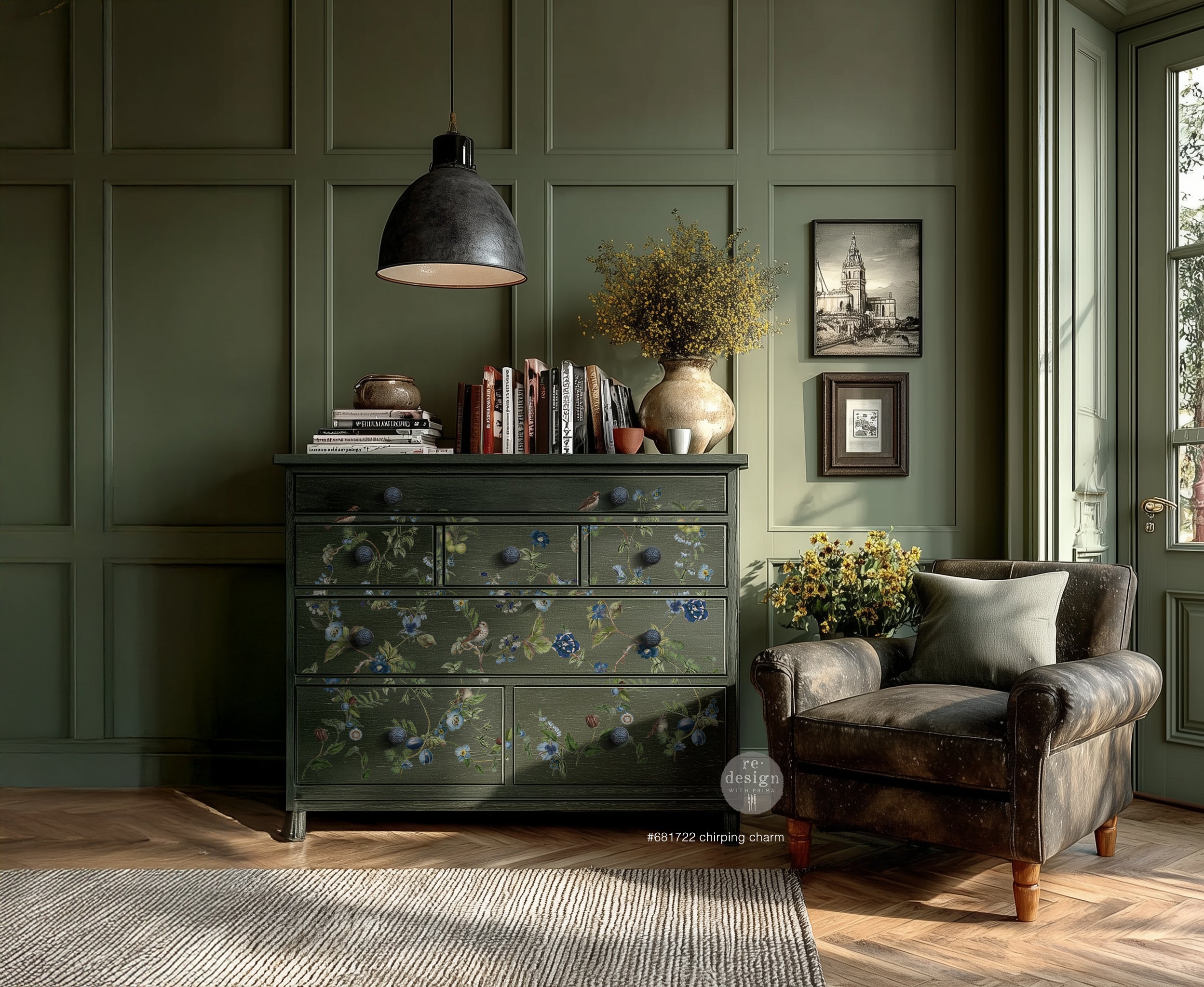 Rediseño de Transferencias Decorativas – "Encanto Cantarín" 4 hojas 90x70 cm