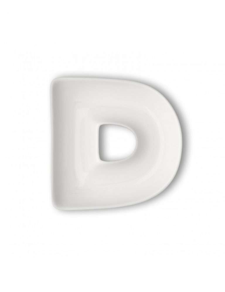 Small bowl Letter "R", in porcelain