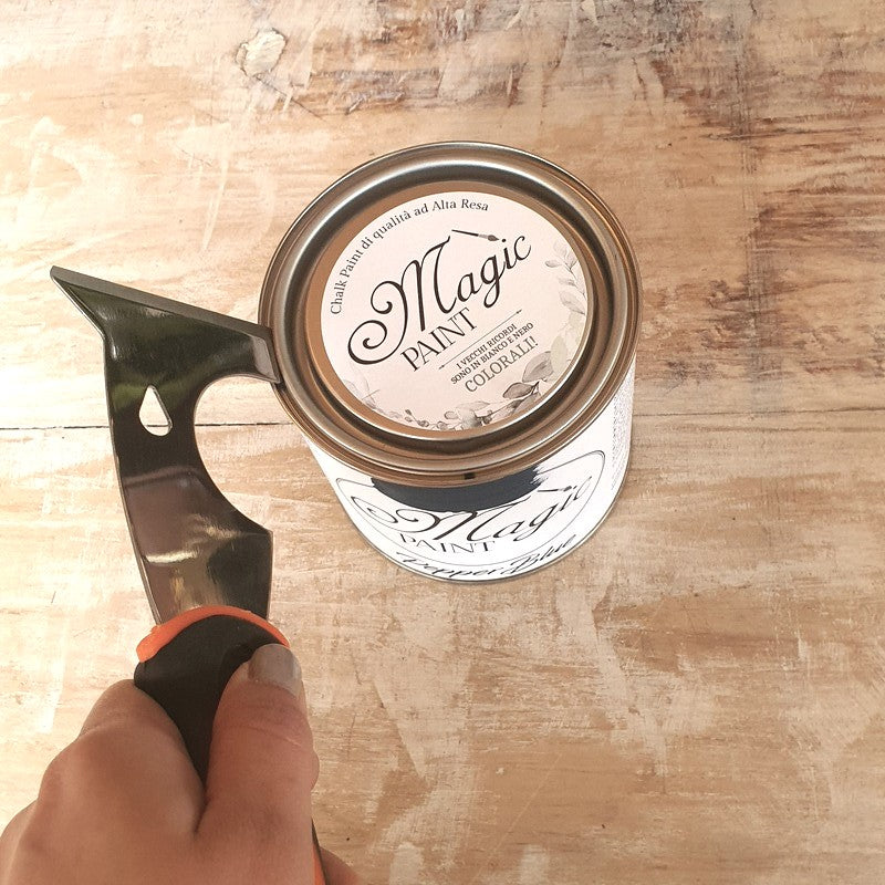 Spatola/Raschietto multiuso in acciaio con manico morbido