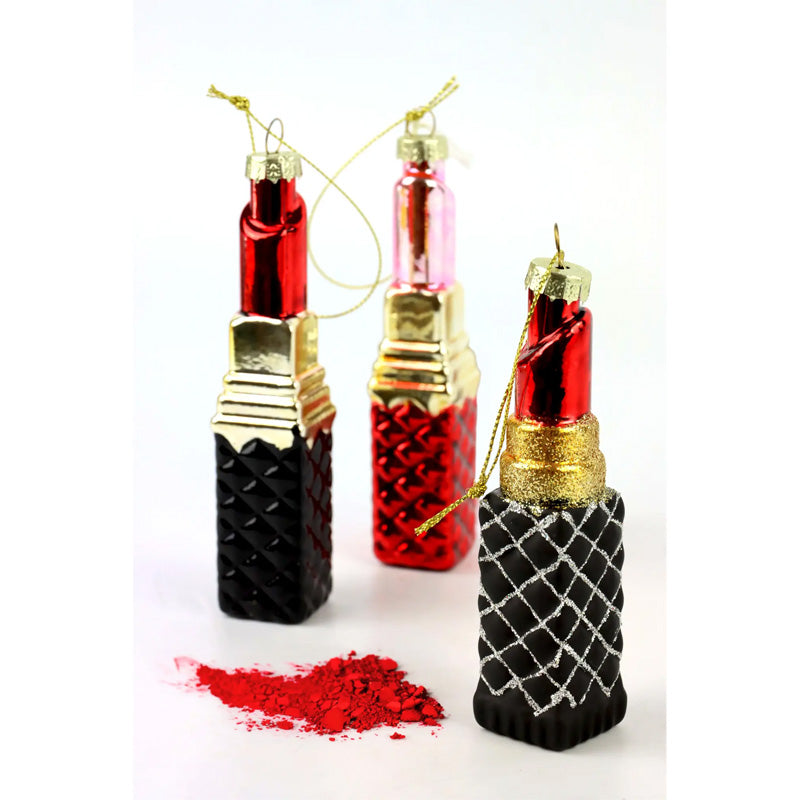 Gioielli in vetro "Lipstick" 3 Pz - Hoff Interieur