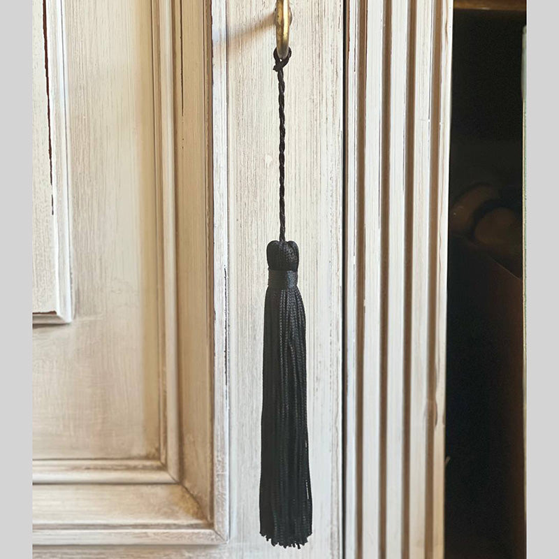 Nappa Piccola "Caresse Nera" Passamaneria Italiana - 10cm