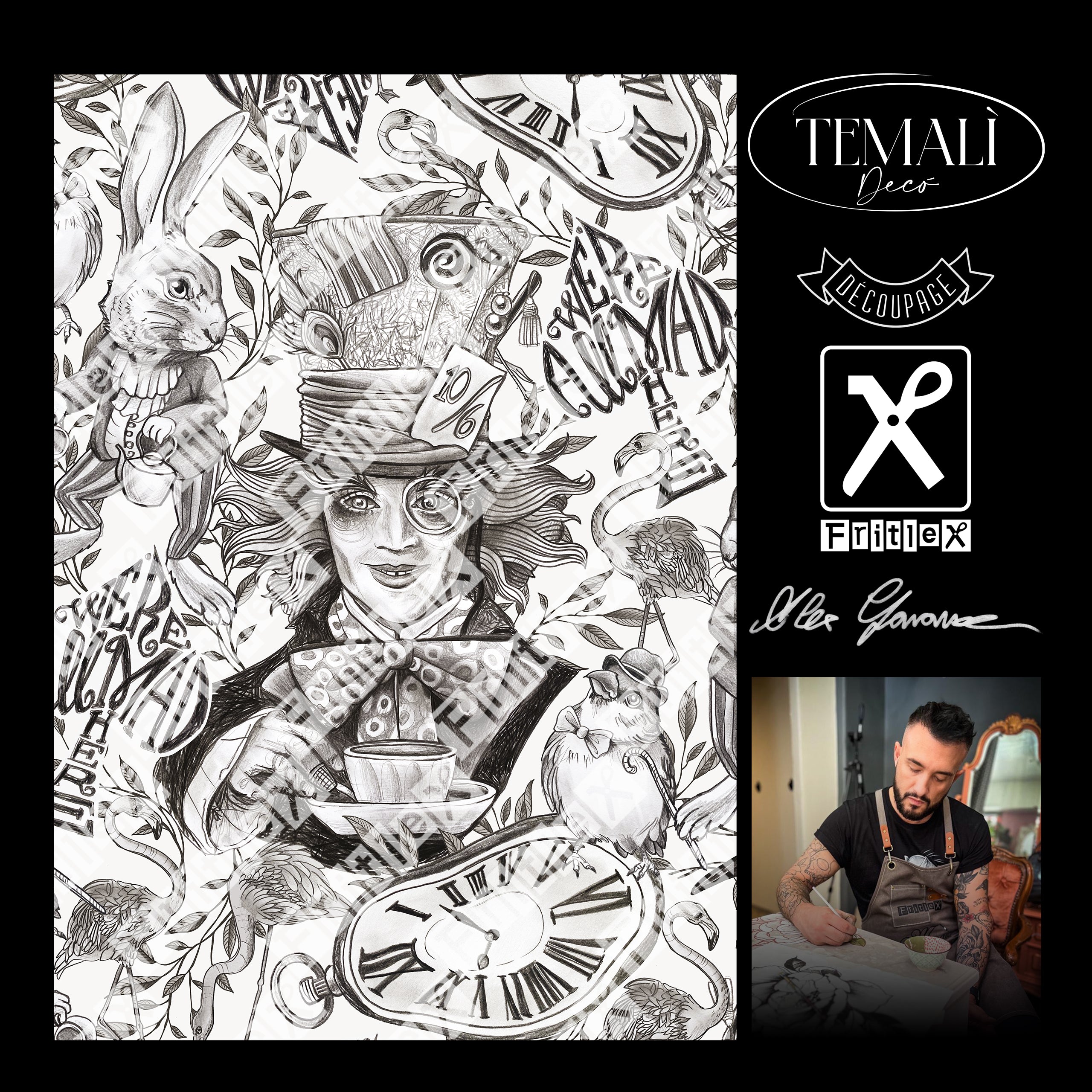 Dècoupage Collezione Alex - Cappellaio