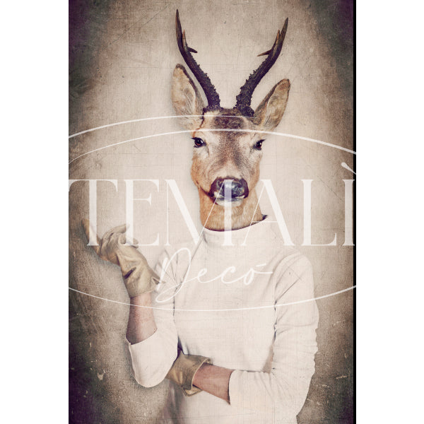 Dècoupage Fauna Pop - Capriolo Chic