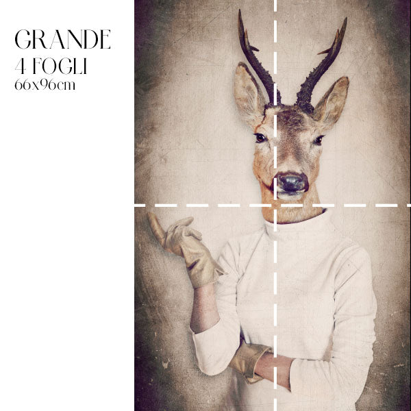 Dècoupage Fauna Pop - Capriolo Chic