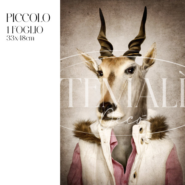 Dècoupage Fauna Pop - Antilope Gentile