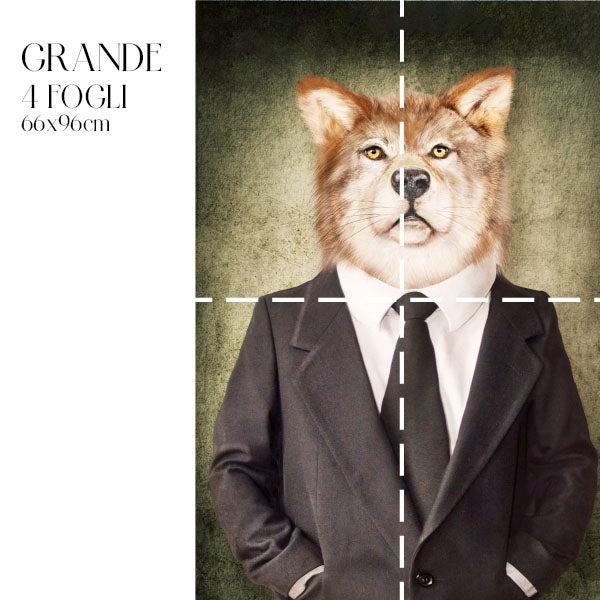 Découpage Fauna Pop - Lupo Gentleman