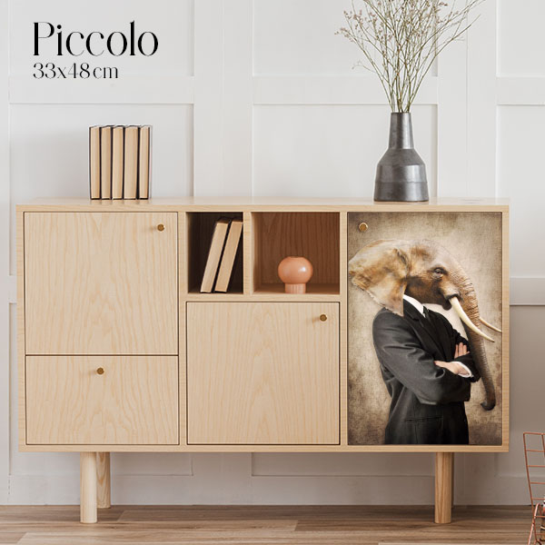 Dècoupage Fauna Pop - Elefante Cool