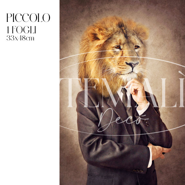 Dècoupage Fauna Pop - Leone Sognante