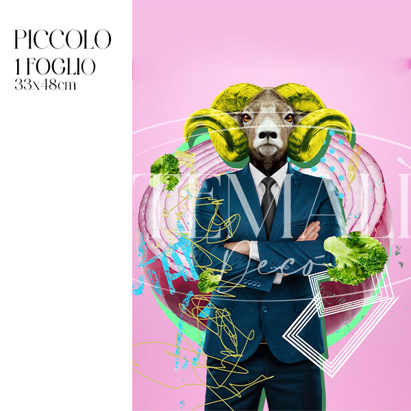 Découpage Fauna Pop - Pink Aries