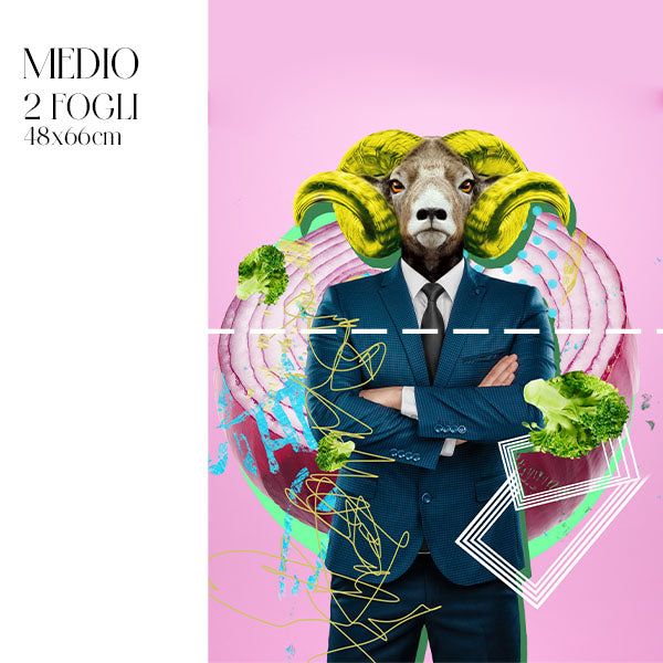 Découpage Fauna Pop - Pink Aries