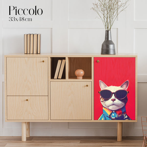 Dècoupage Fauna Pop - Red Cat