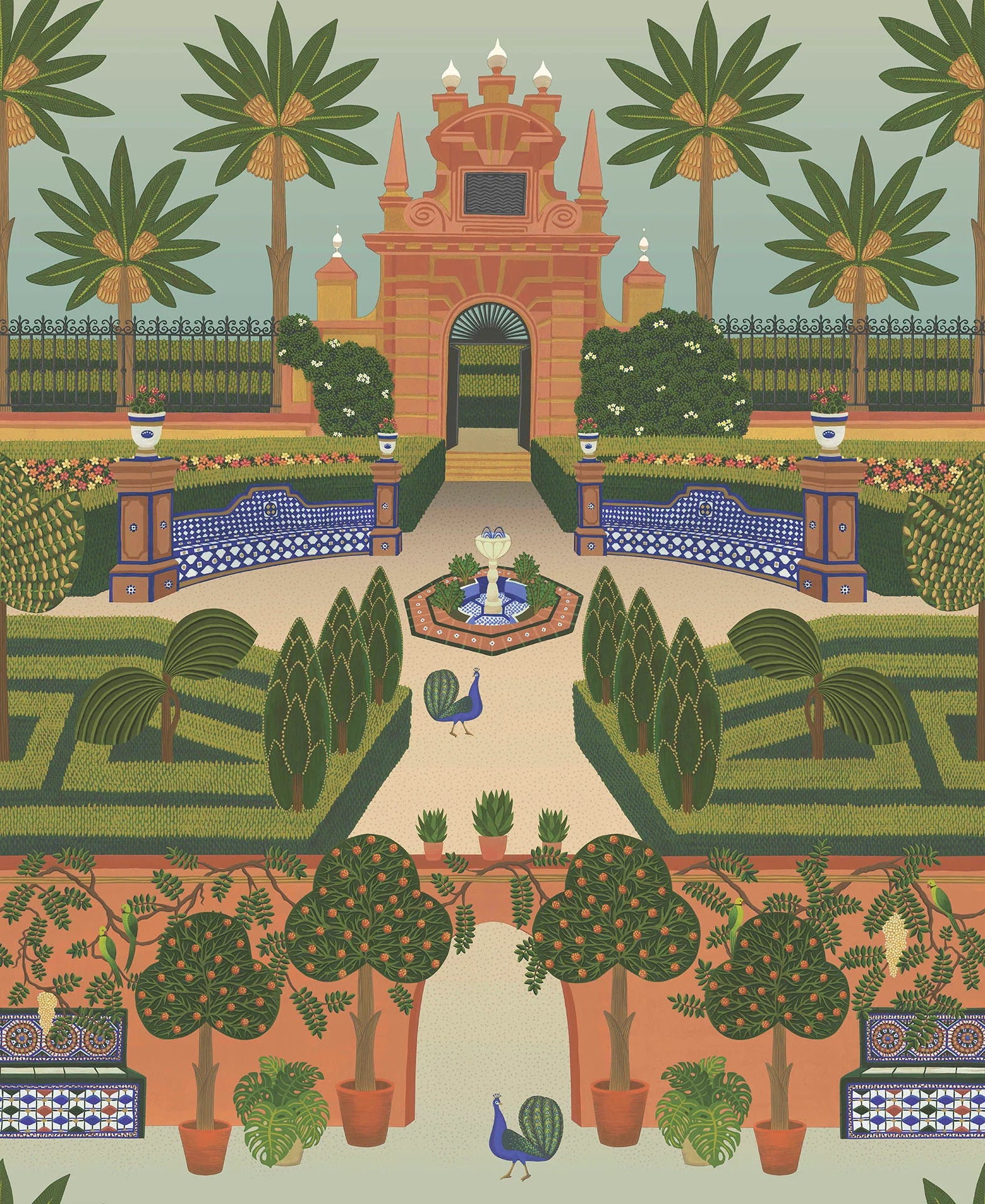 Carta da Parati "Alcazar Gardens" | COLE & SON