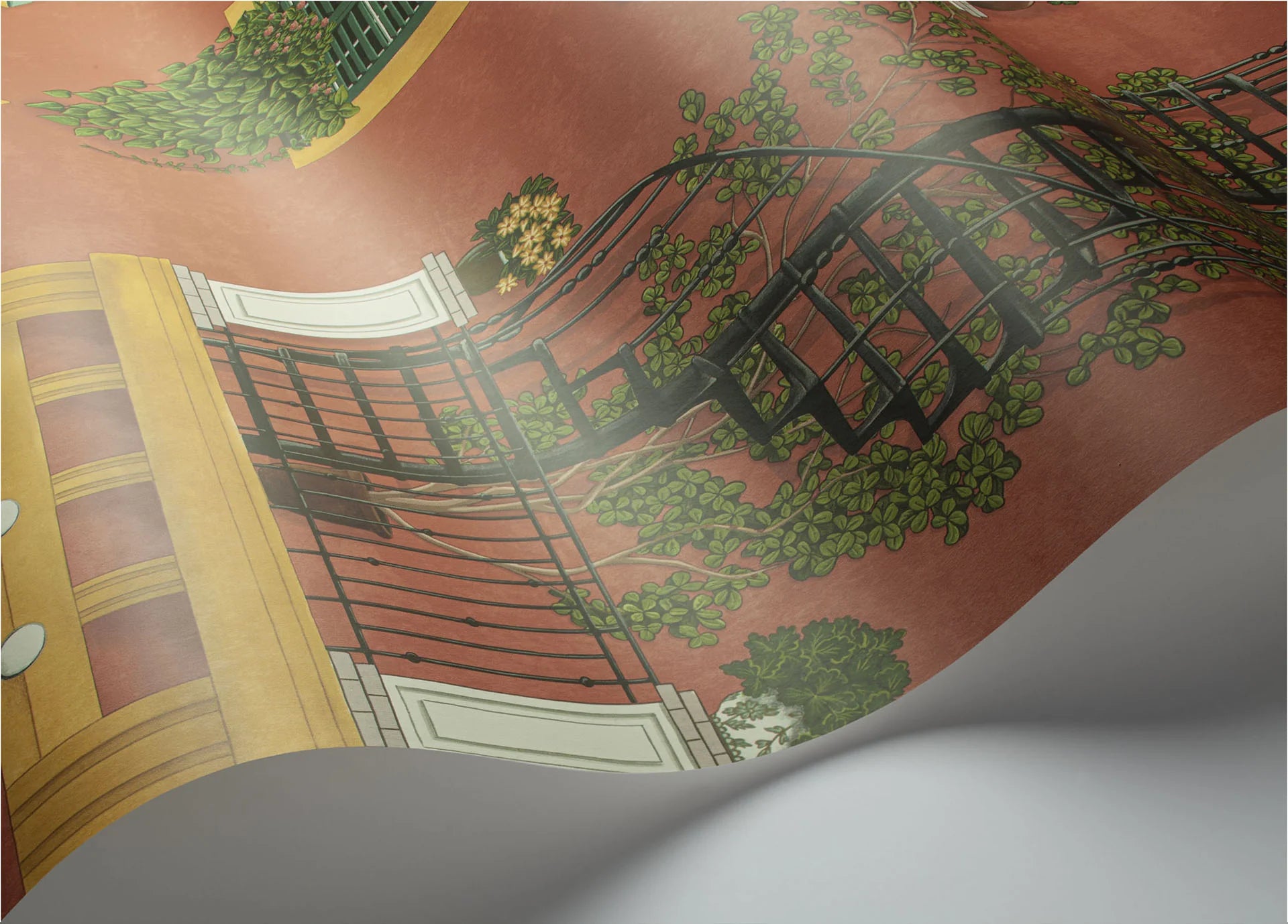 Carta da Parati "ALFARO arancione" | COLE & SON