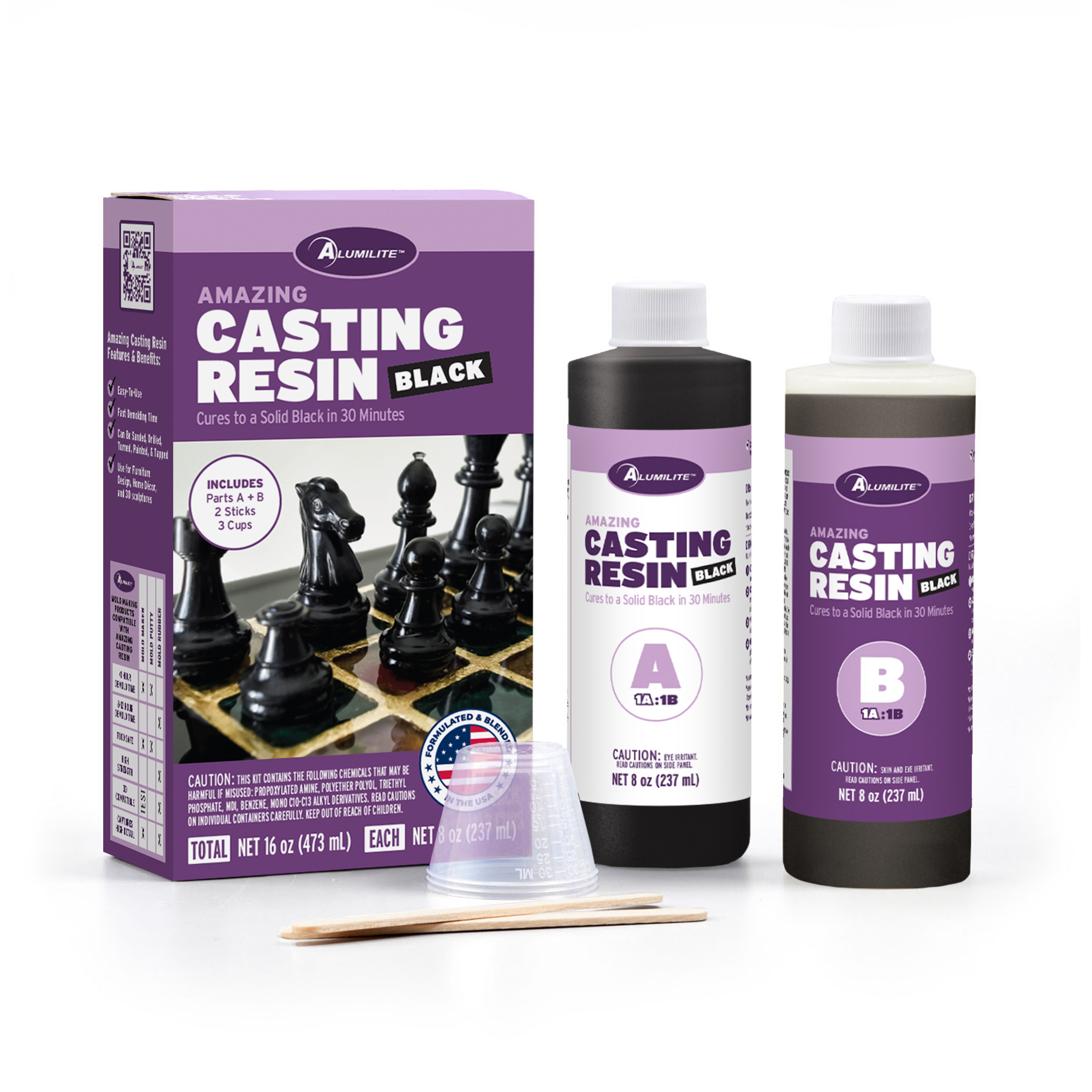 Amazing Casting Resin - Resina colorata nera 437 ml