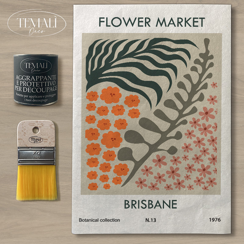 Dècoupage Botanical Vintage - Brisbane N.13