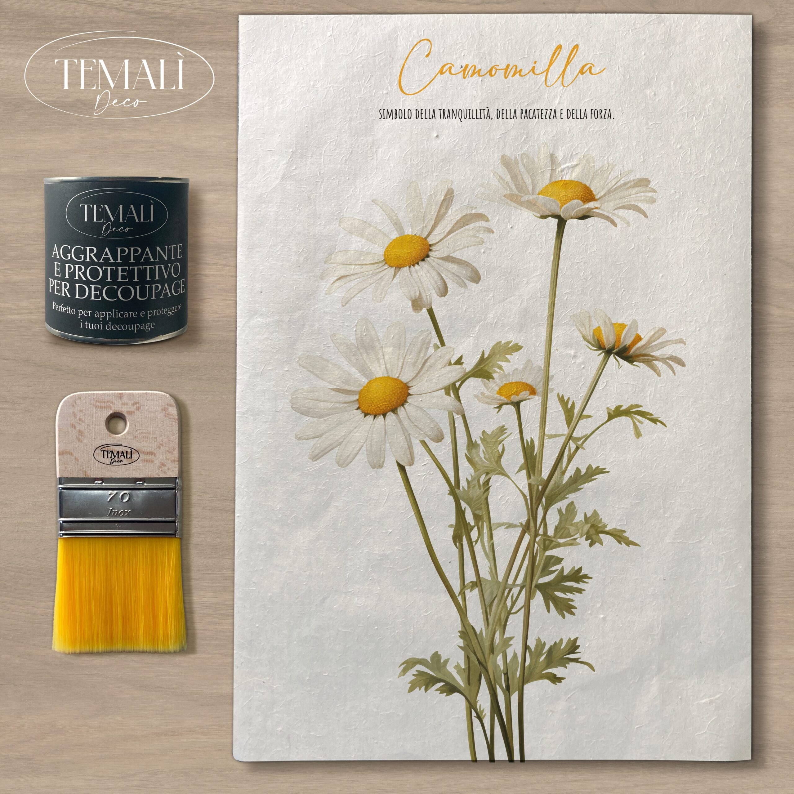 Dècoupage Botanical Vintage - Camomilla